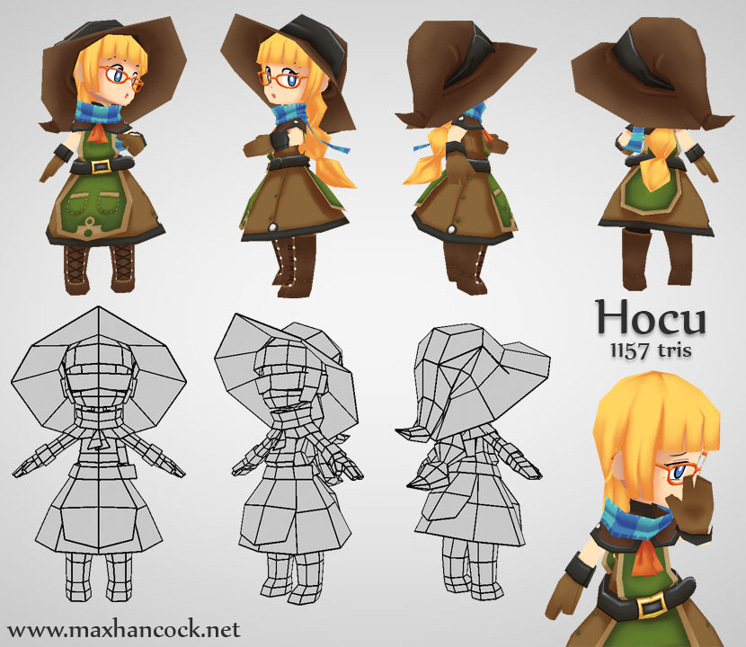 Hocu Spocus, merchant girl