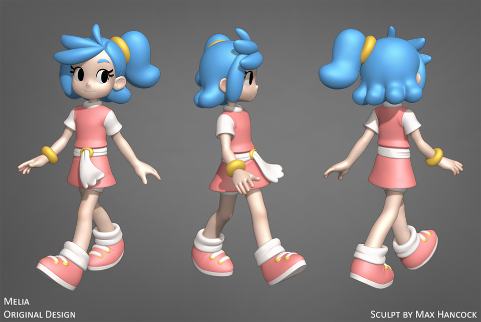 Melia original character sculpt